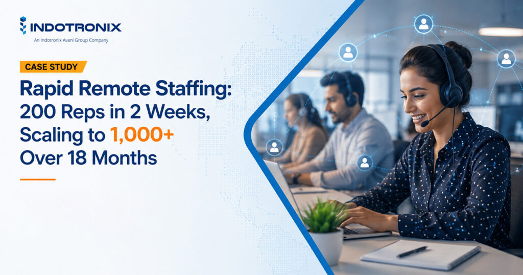 Rapid Remote Staffing: 200 Reps in 2 Weeks, Scaling to 1,000+ Over 18 Months