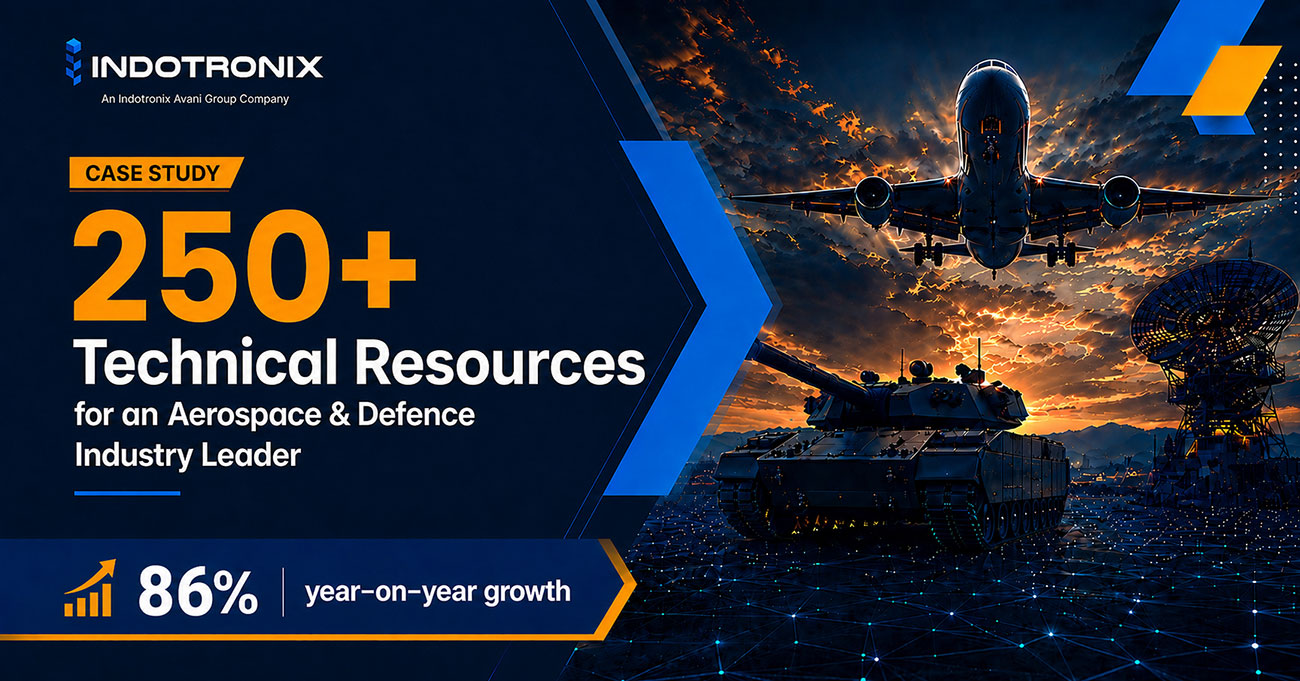 86% year-over-year growth in Aerospace and Defense Staffing